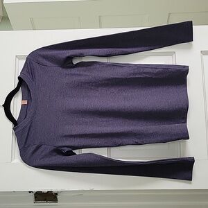 Lunya Lounge sleep pajama set Navy Blue Purple Indigo XS